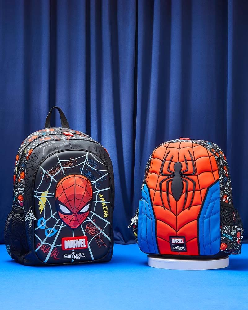 RTS Nylon Spider Man Printed School Bag at Rs 310/piece in Hyderabad | ID:  25215806248