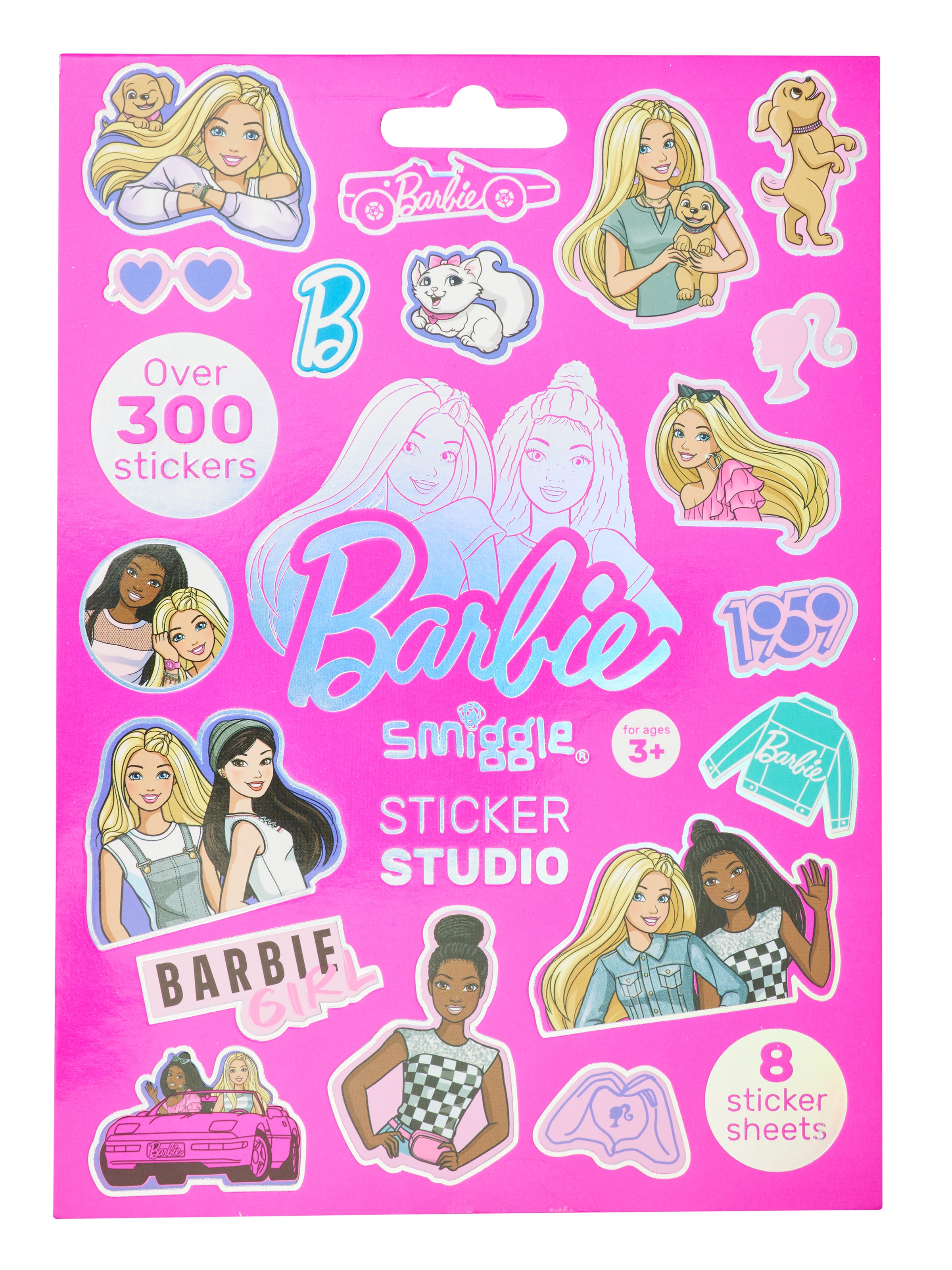 Large store barbie stickers