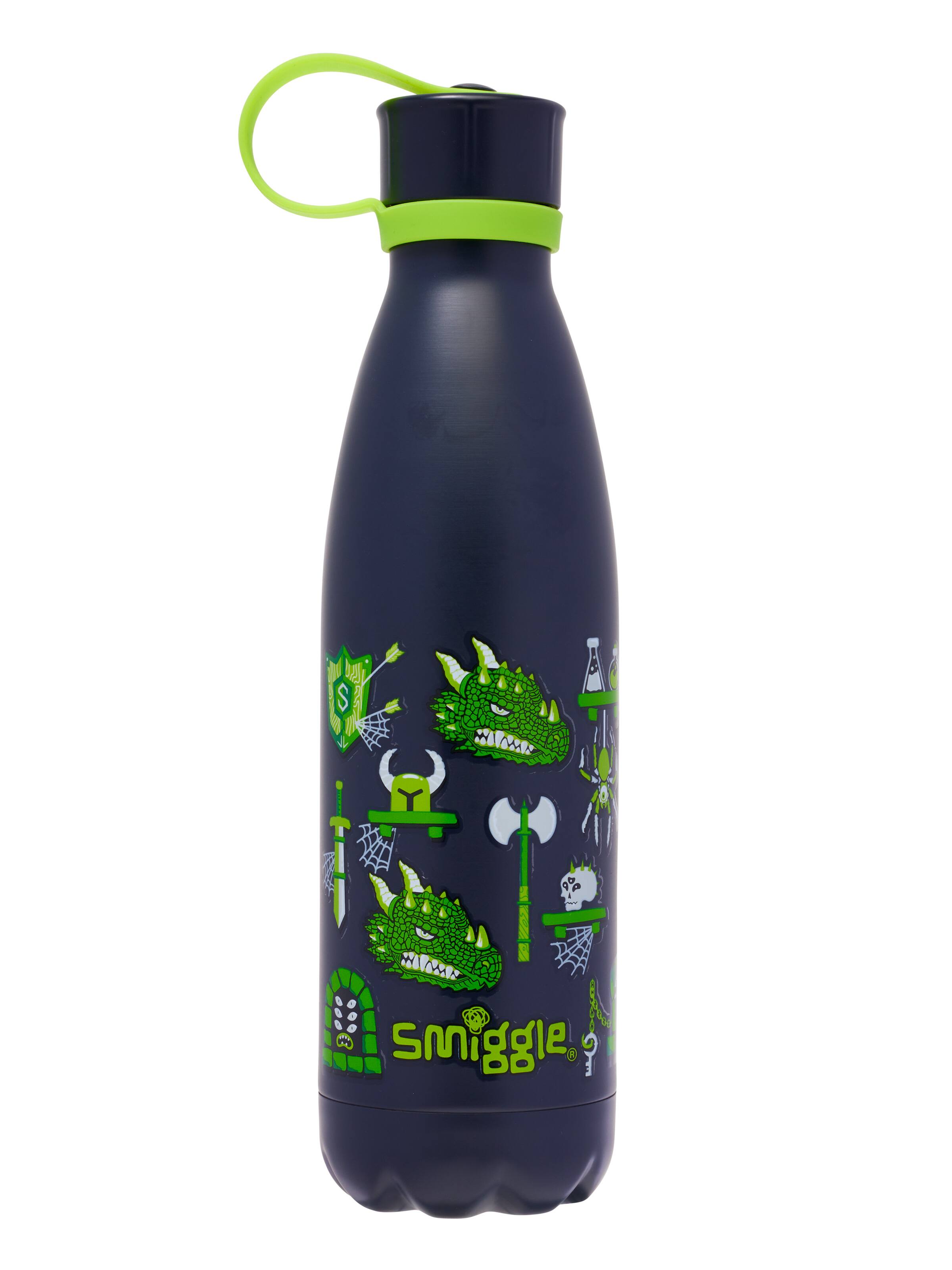 Hi There Wonder Insulated Steel Drink Bottle With Strap 500Ml