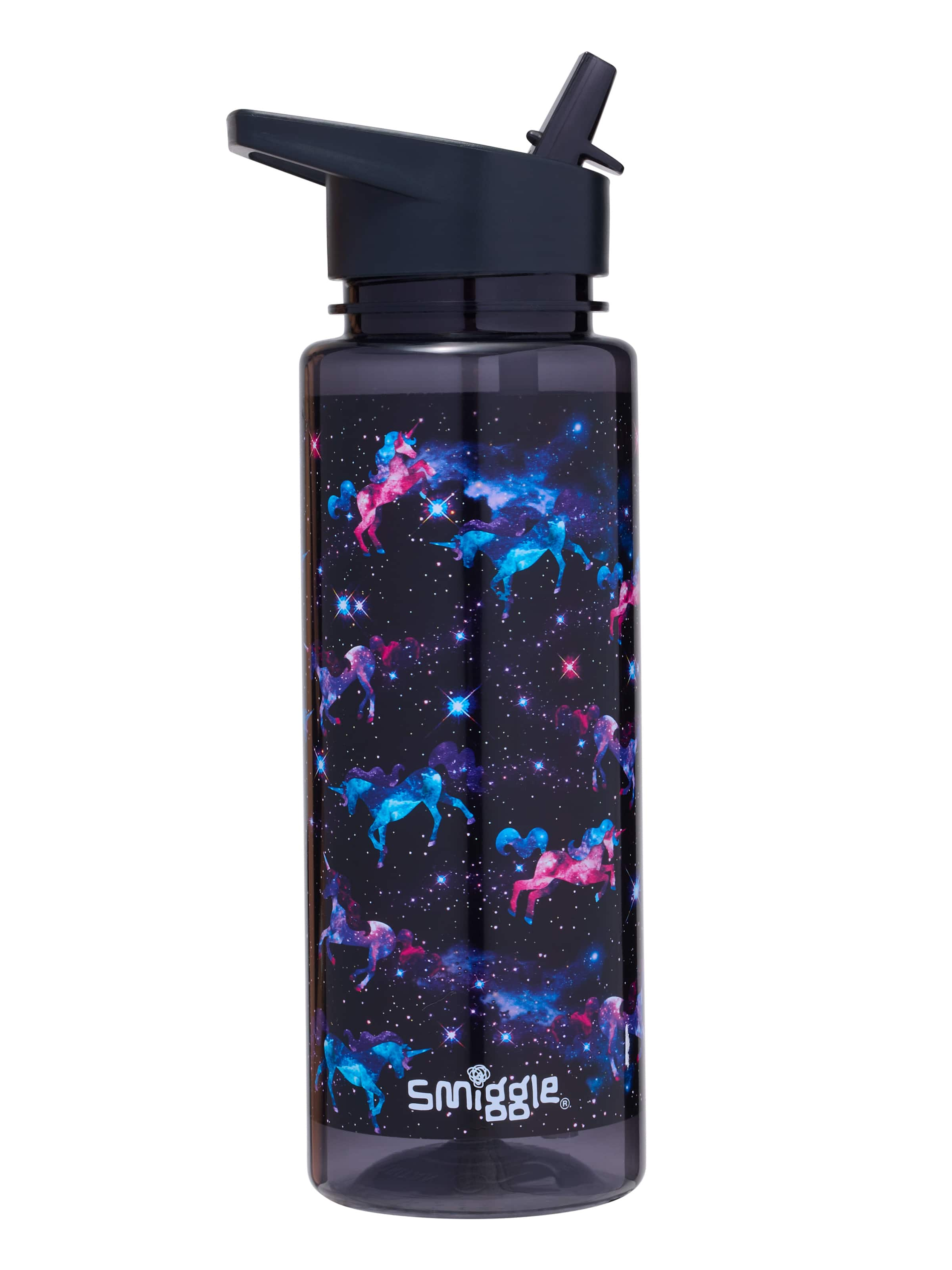 Bentgo Kids Prints Tritan Water Bottles UnicornLavender Galaxy