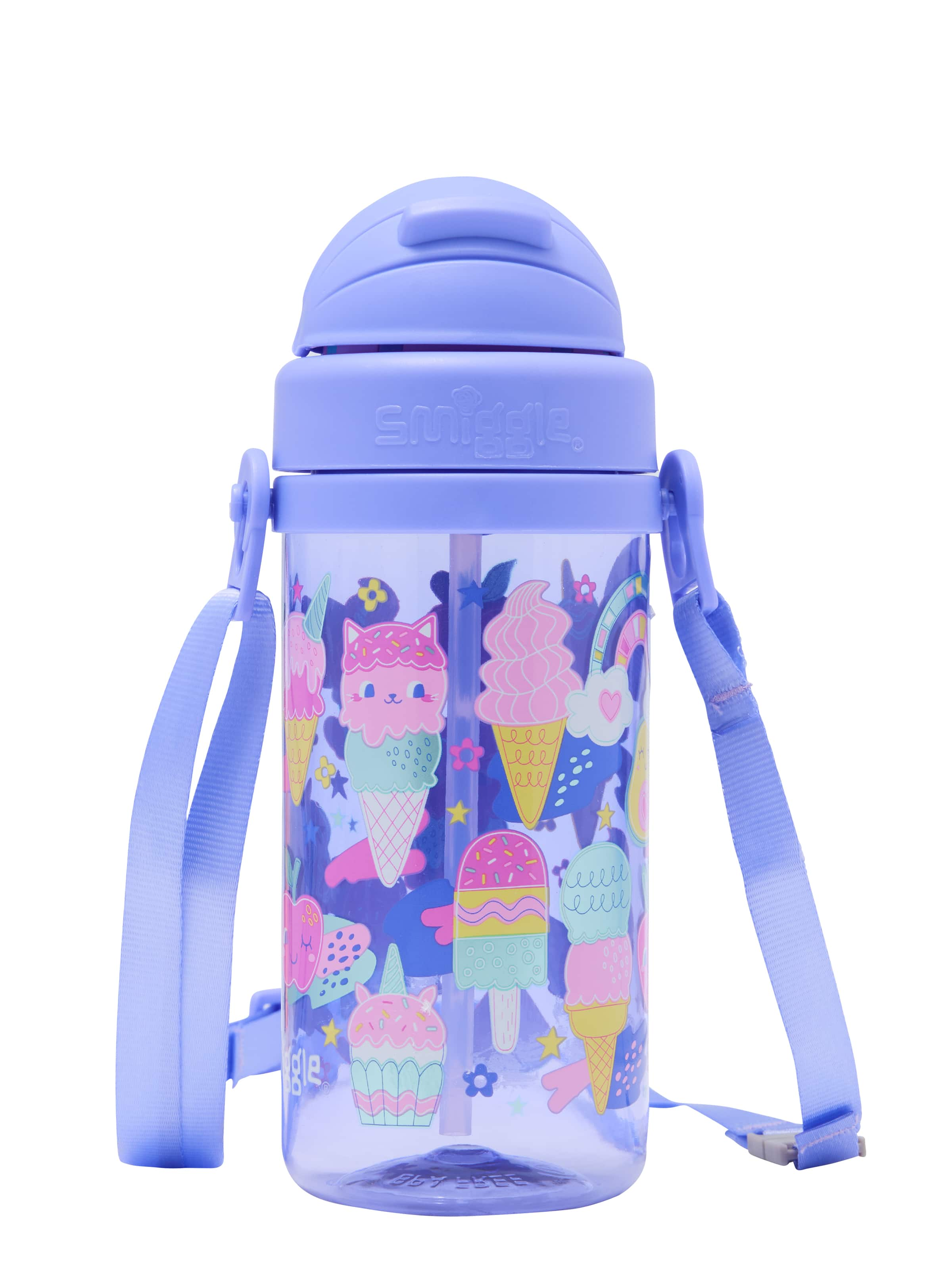 Happy Tales Teeny Tiny Plastic Drink Bottle With Strap 400Ml