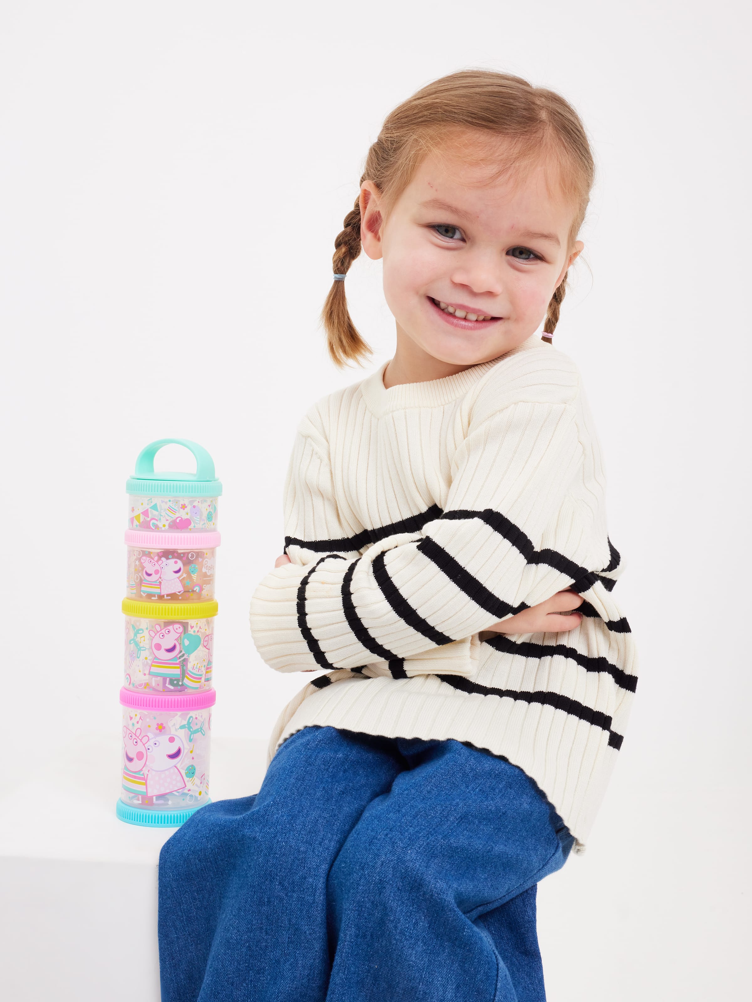 Peppa Pig Snack & Stack Containers