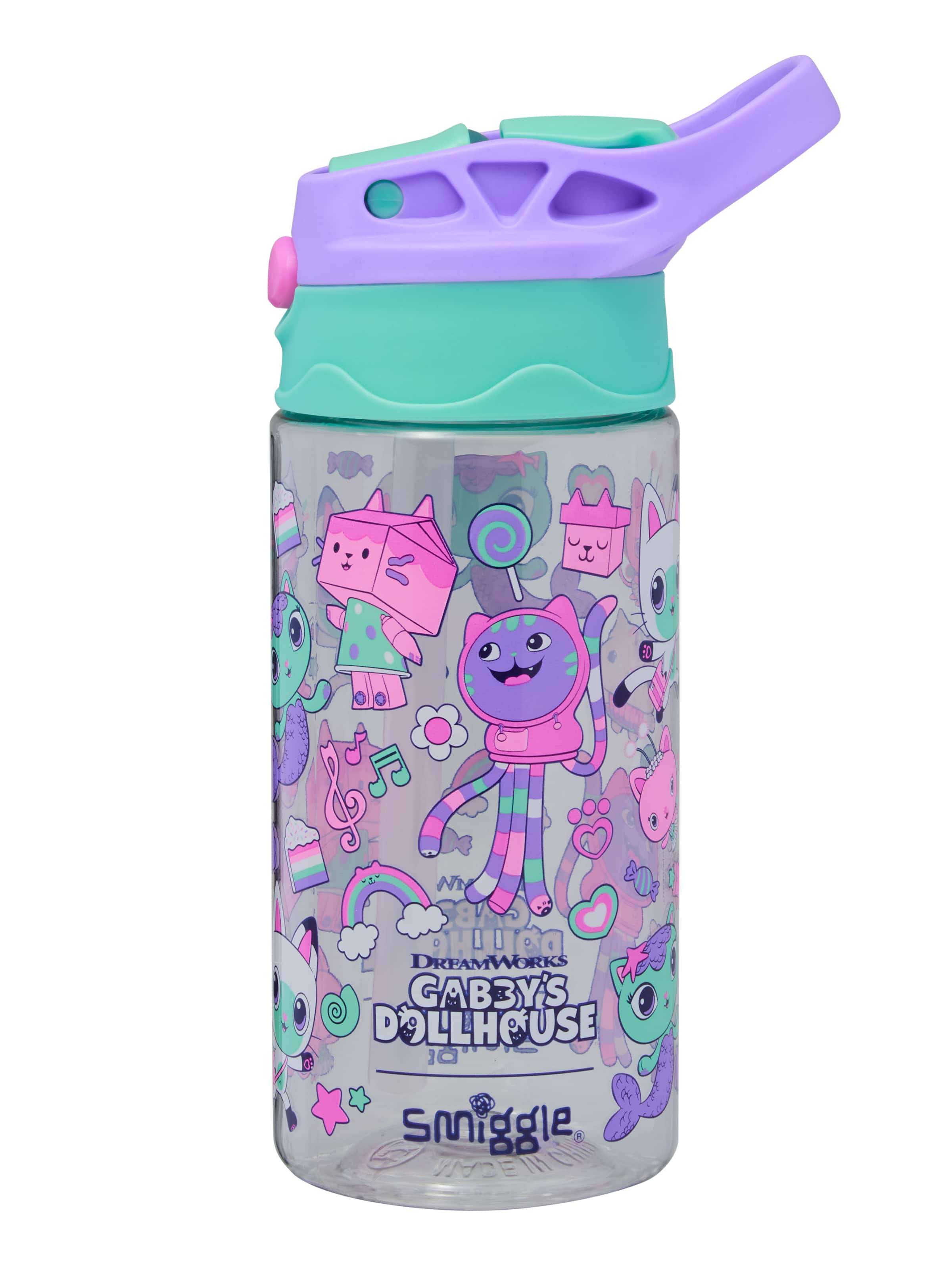 Gabby's Dollhouse Junior Plastic Drink Bottle 440Ml