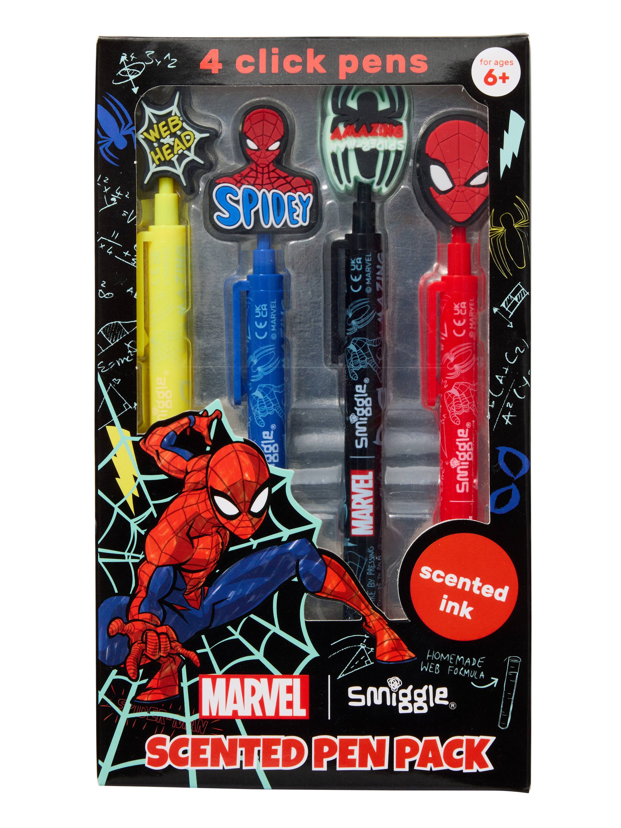 Spider-Man Pen Pack X 4