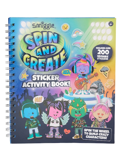 Spin & Create Sticker Activity Book                                                                                             