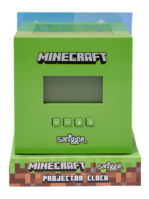 Minecraft Digital Clock With Light Projector                                                                                    