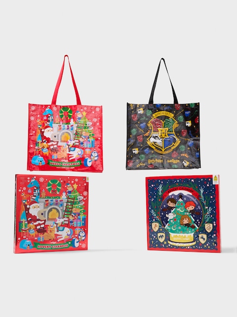 4 Piece Advent Calendars & Reuse Me Bags Bundle                                                                                 