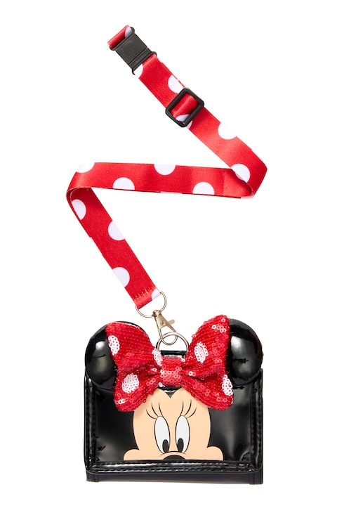 Minnie Mouse Character Lanyard Wallet                                                                                           