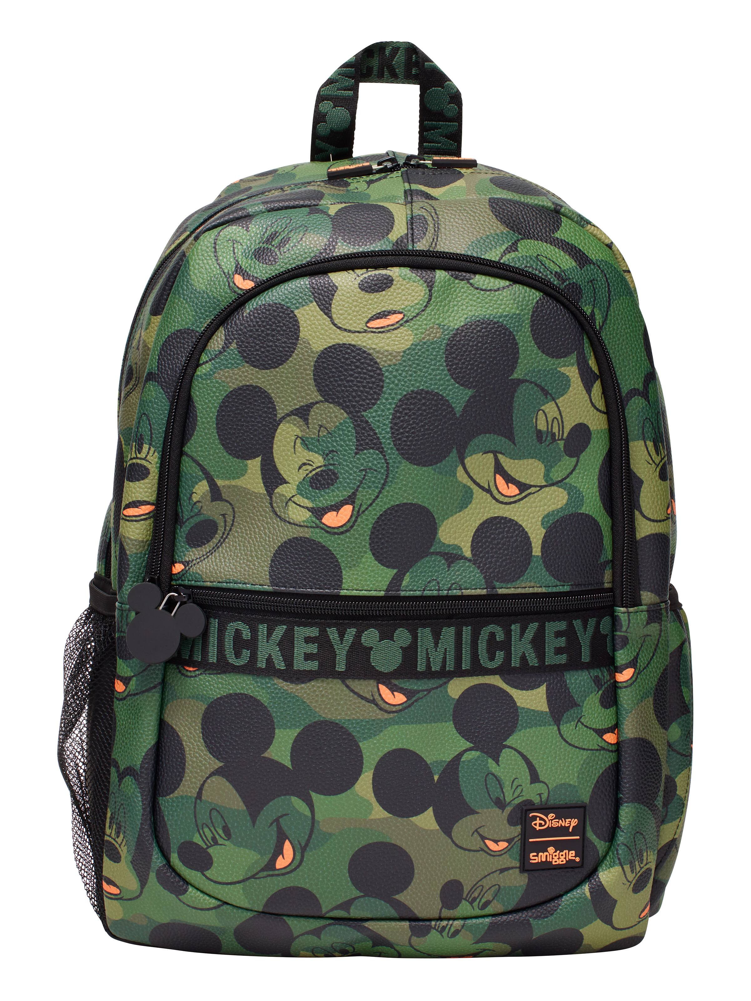 Mickey Mouse Classic Backpack Khaki - Smiggle Online