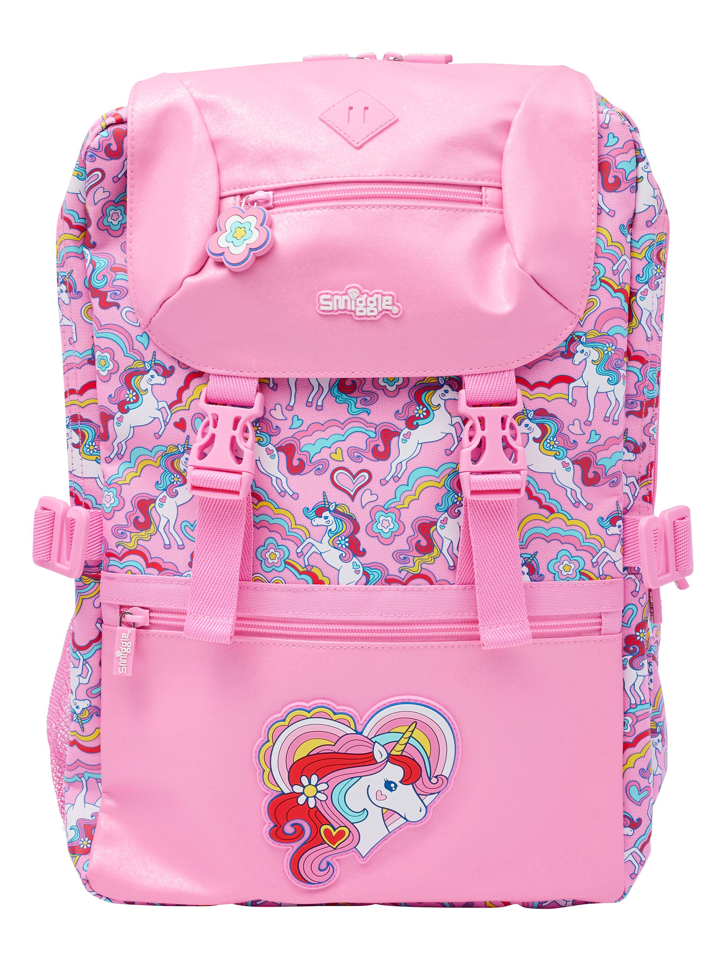 Wild Side Attach Foldover Backpack Pink - Smiggle Online